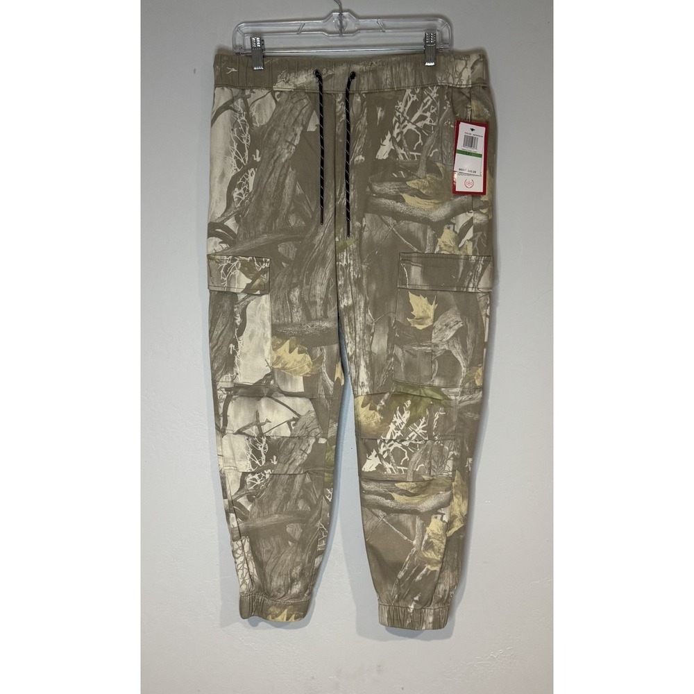 Ring of Fire Barnabas Cargo Jogger Pants Mens Gorpcore Sz L Camo Grizzly